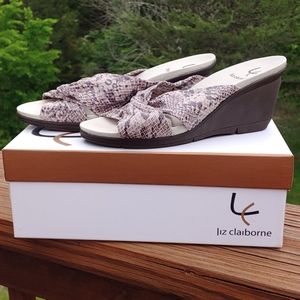 Liz Claiborne Wedge Sandals